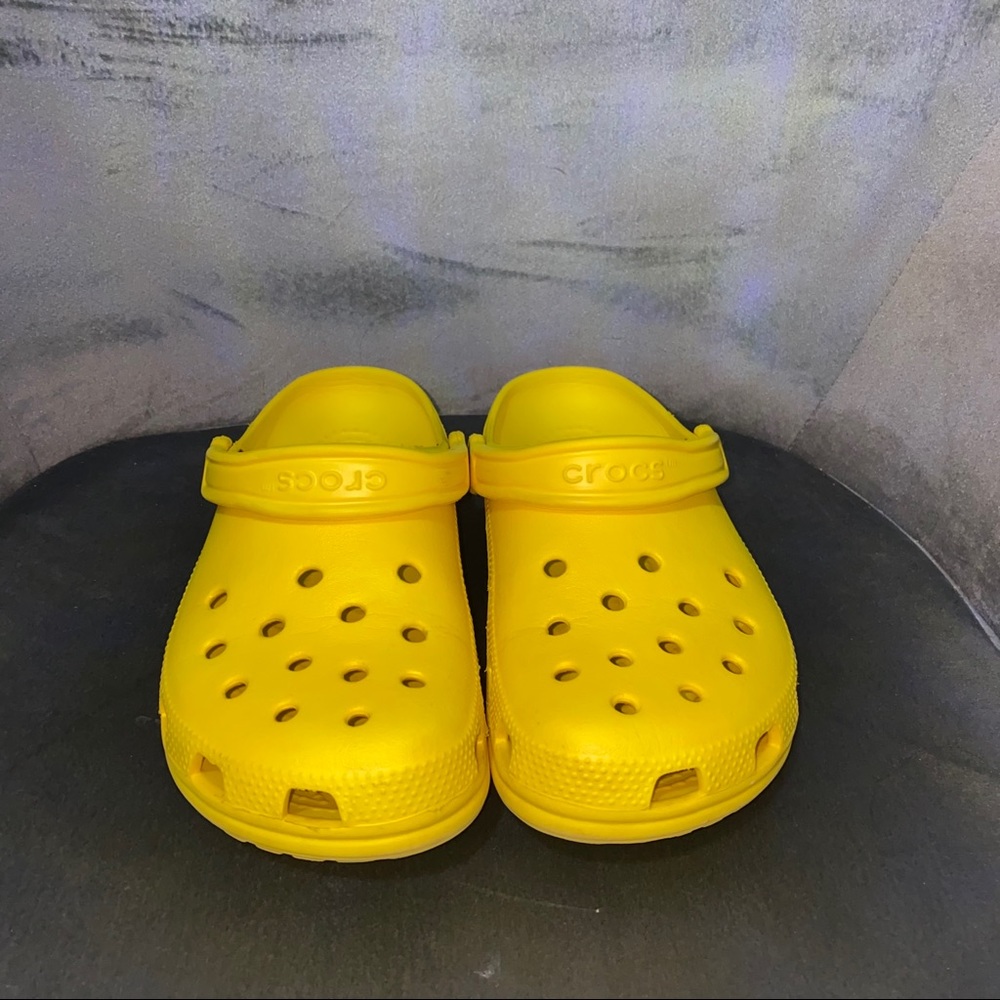 Yellow crocs